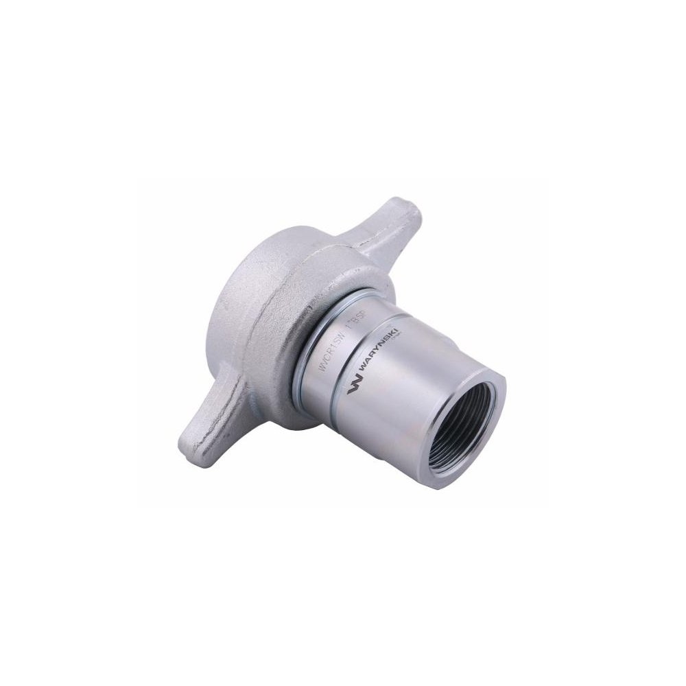 Szybkozłącze hydrauliczne skręcane (motylkowe) wtyczka G1"BSP gwint wewnętrzny 250bar Waryński