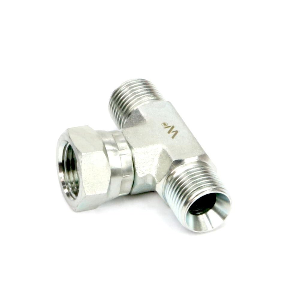 Trójnik hydrauliczny symetryczny calowy BAB 1/4" BSP (XEVT) Waryński