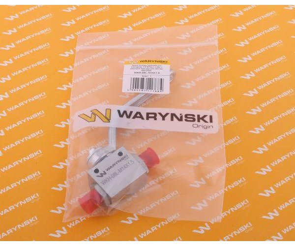 Zawór kulowy hydrauliczny 2-drogowy 2/2 M14x1.5 08L z otworami mocującymi 500 bar Waryński