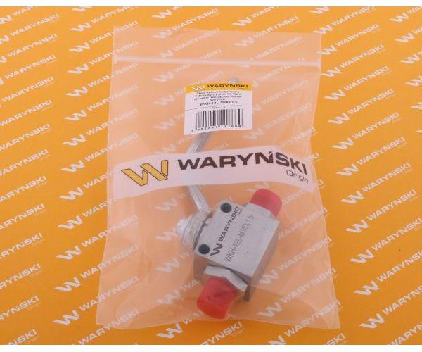 Zawór kulowy hydrauliczny 2-drogowy 2/2 M18x1.5 12L z otworami mocującymi 500 bar Waryński
