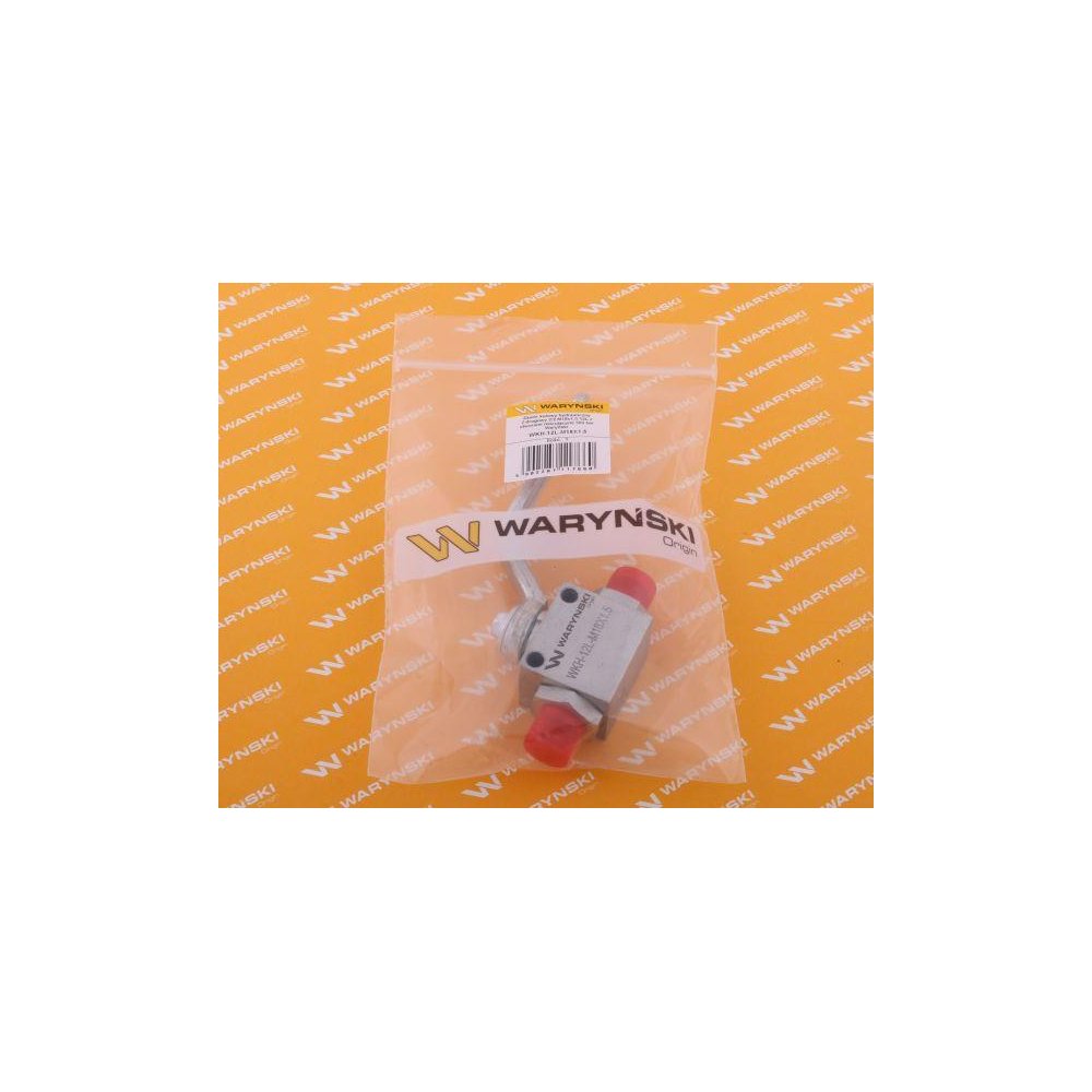 Zawór kulowy hydrauliczny 2-drogowy 2/2 M18x1.5 12L z otworami mocującymi 500 bar Waryński