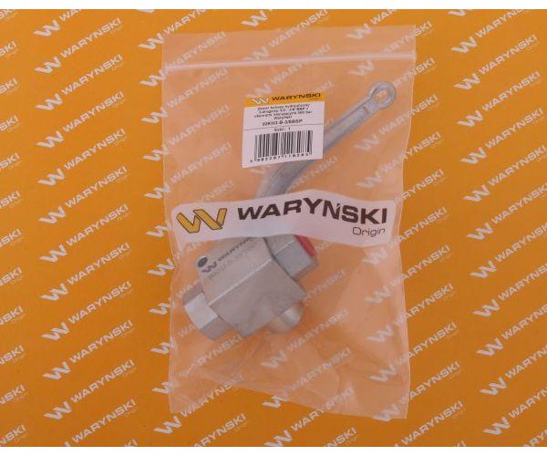 Zawór kulowy hydrauliczny 3-drogowy 3/2 - 3/8"BSP z otworami mocującymi 500 bar Waryński