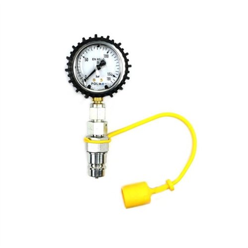 Zestaw pomiarowy ciśnienia hydrauliki z manometrem 160 bar wtyczka EURO Waryński