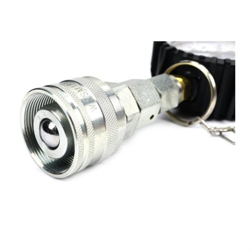 Zestaw pomiarowy ciśnienia hydrauliki z manometrem 250 bar wtyczka skręcana Waryński