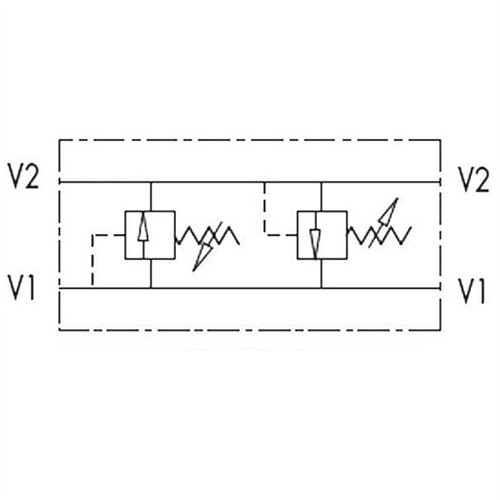 Zawór krzyżowy 3/4" przepustowość 110L