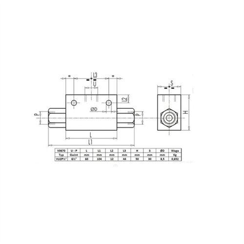 Zawór alternatywny 1/2" przepustowość 70L