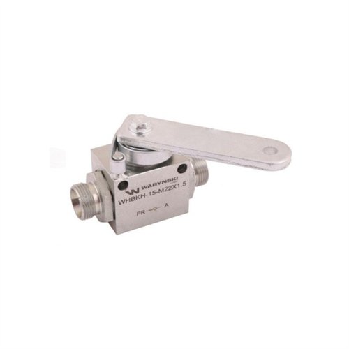 Zawór odcinająco-zwrotny (ogranicznik posuwu/skoku) 2/2 M22x1.5 15L z otworami mocującymi 350 bar Waryński