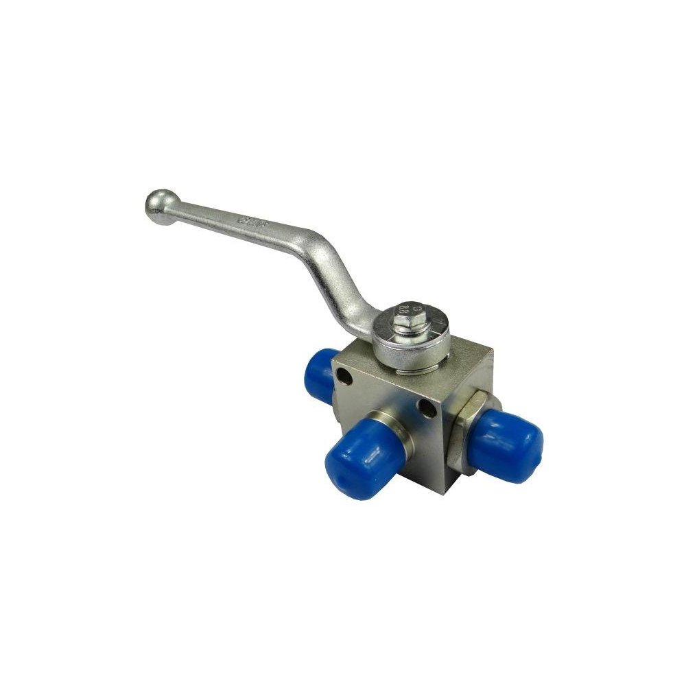 Zawór kulowy hydrauliczny 3-drożny M18x1.5 z otworami montażowymi