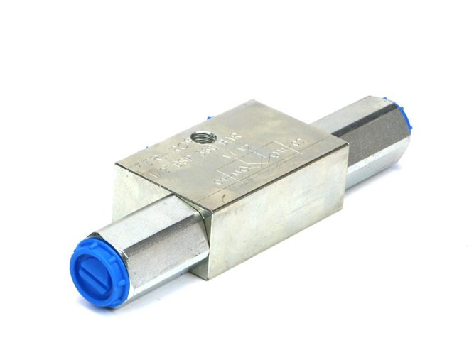 Zawór zwrotny bliźniaczy sterowany VBPDE 1/2" - 360bar - 50l/min - (zamek hydrauliczny)