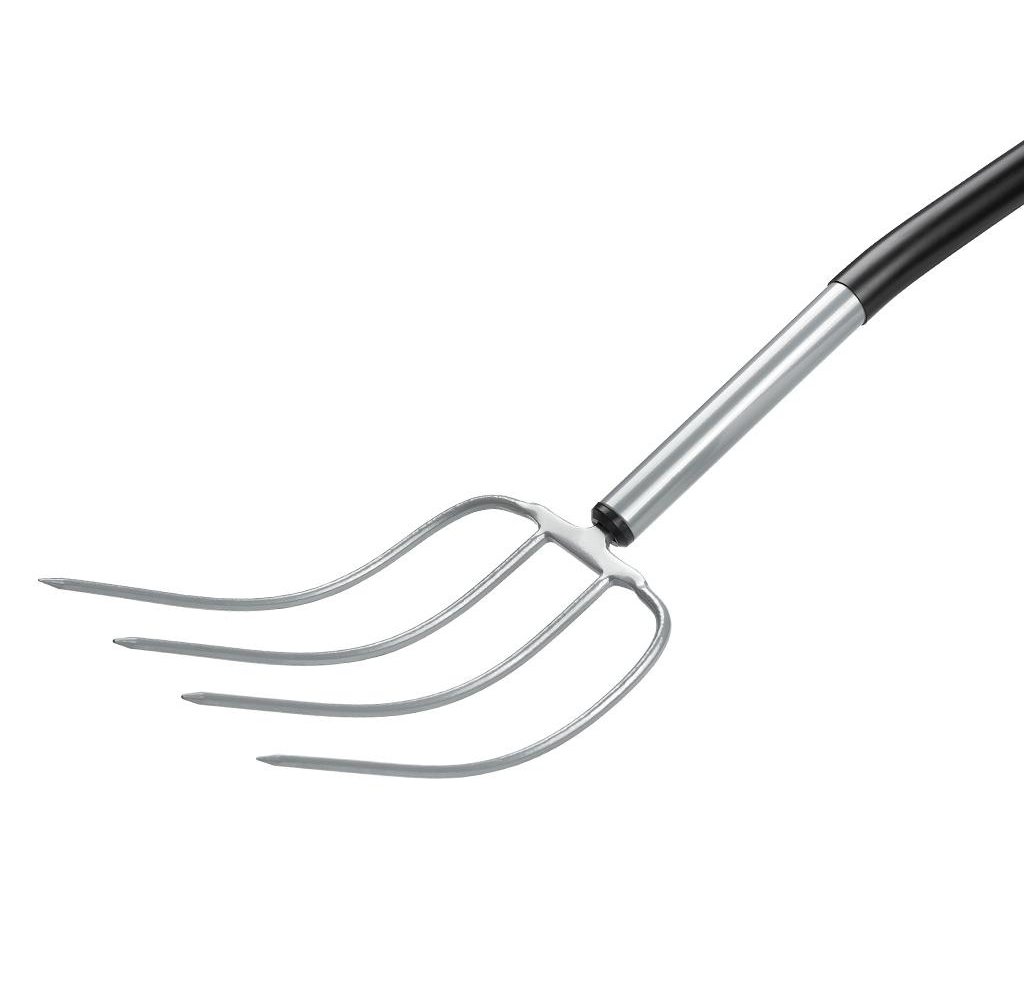 Widły gospodarcze 4-zębne na metalowym trzonku Extreme / TEGER