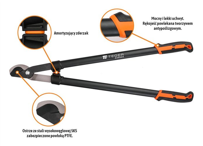 Sekator nożycowy - dwuręczny / TEGER