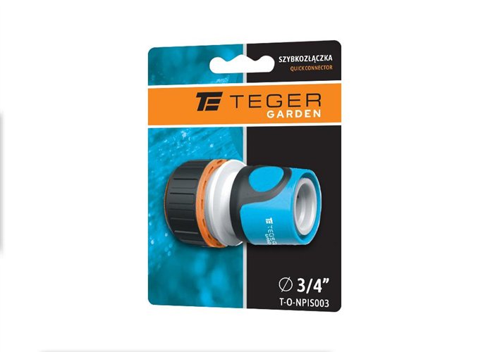 Szybkozłączka 3/4" - bez waterstop / TEGER