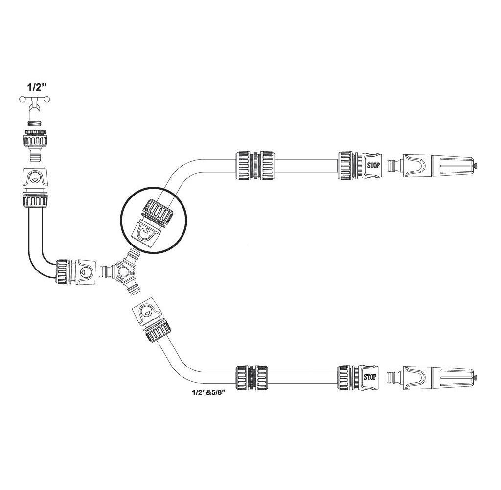 Szybkozłączka 3/4" - bez waterstop / TEGER