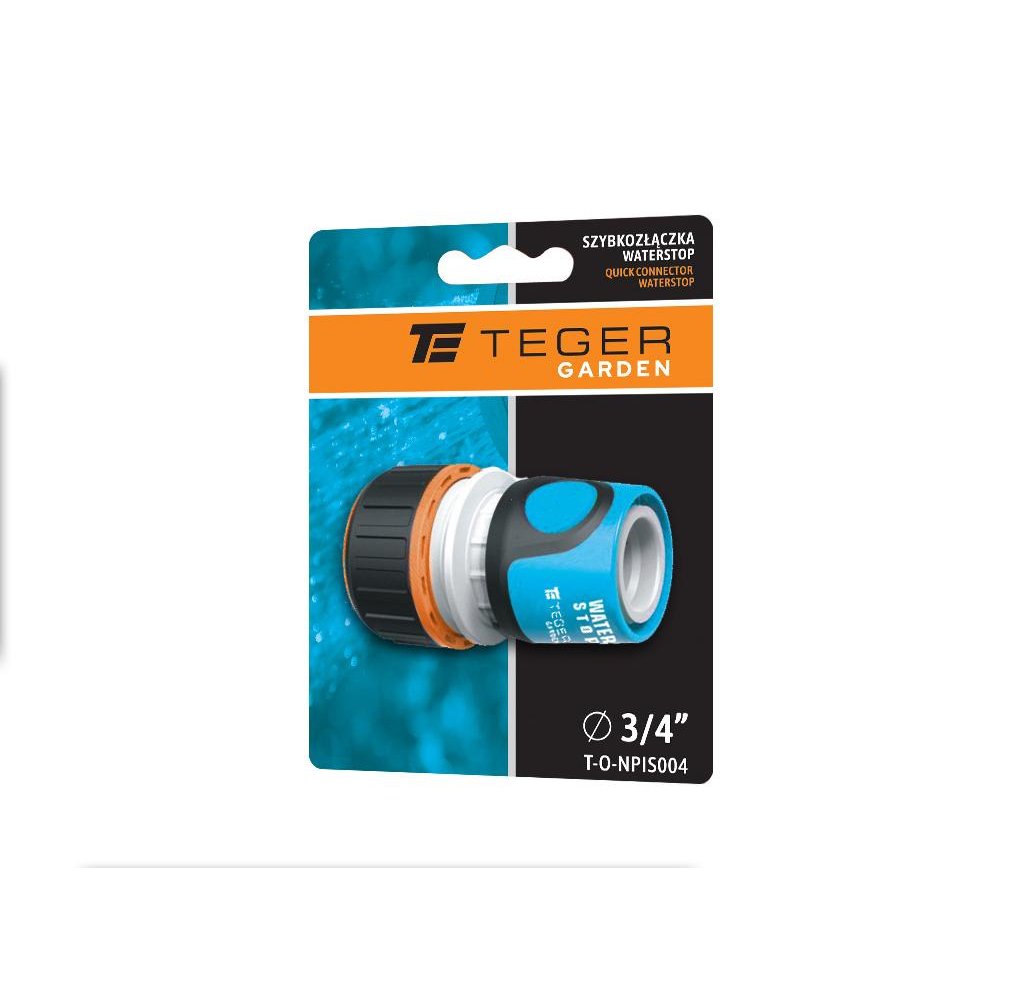 Szybkozłączka 3/4" - z waterstop / TEGER