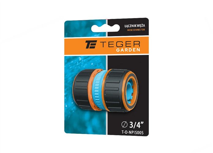 Łącznik węża 3/4" / TEGER