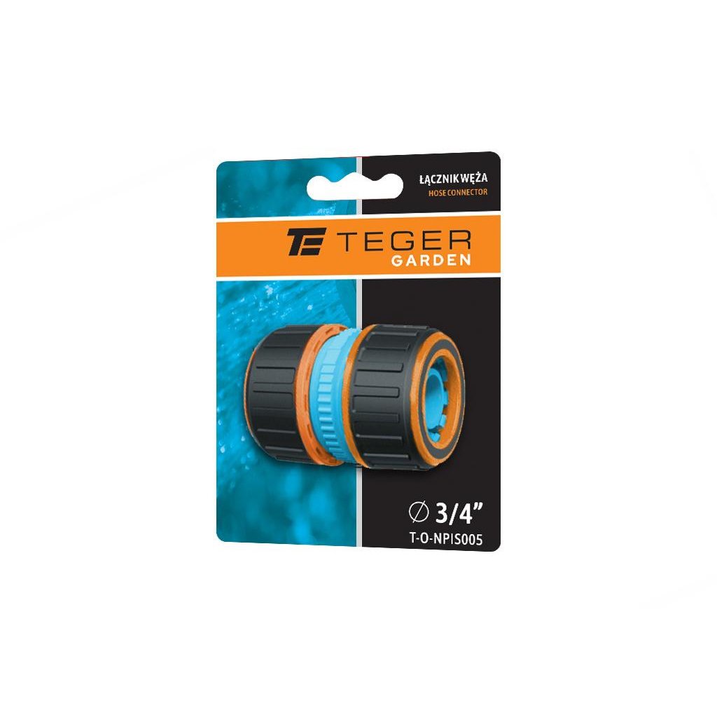 Łącznik węża 3/4" / TEGER
