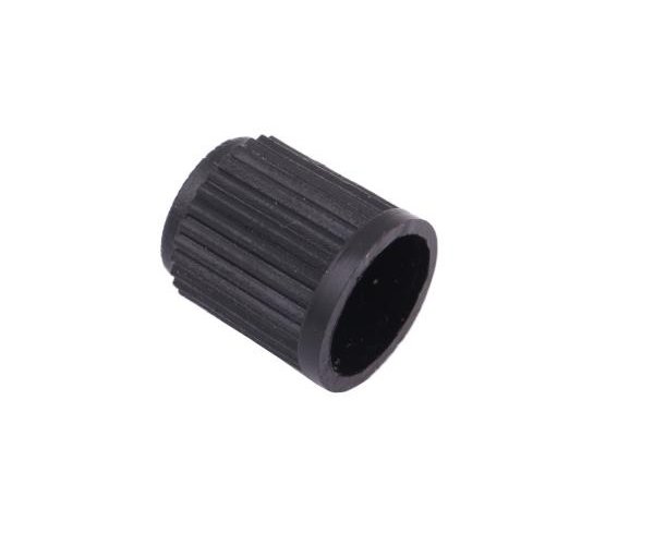 Kapturek zaworu dętki plastikowy czarny KAPT2 ( pakowane po 100 )