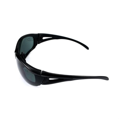 Okulary ochronne ramka PVC CE Teger szkła z PC przyciemniane