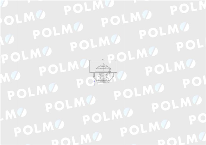 Termostat 6005012123 RENAULT POLMO