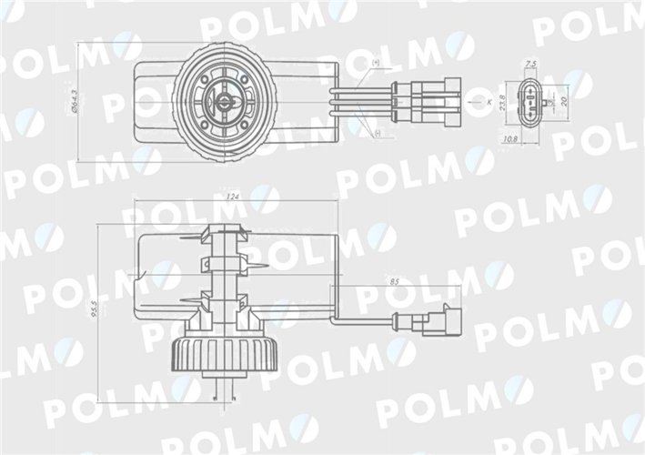 Pompa zasilająca 87327688 POLMO