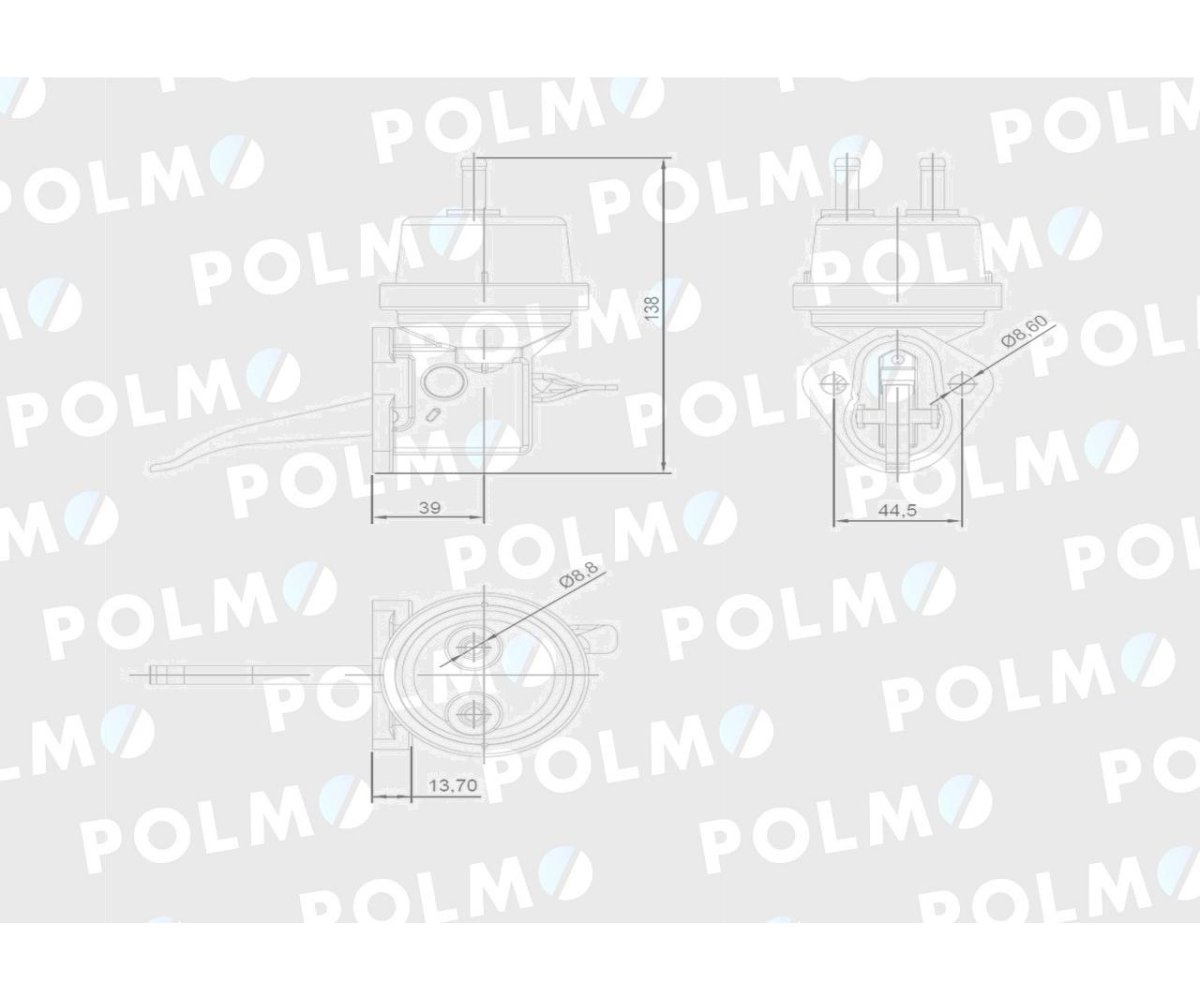 Pompa zasilająca RE61260 POLMO