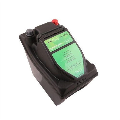 Elektryzator 1J bateryjno-sieciowy (uniwersalny) RF-1000 z zasilaczem ROYAL FARM