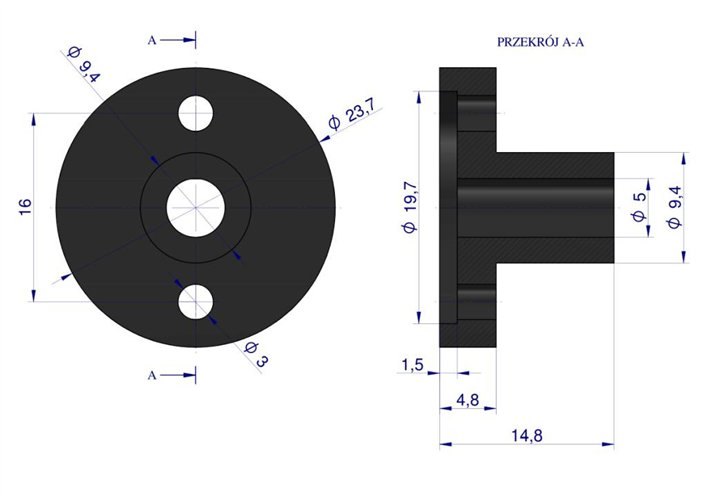 Podkładka plastikowa zaworu poidła RF-20908101 RF-20908106 ROYAL FARM ( sprzedawane po 20 )