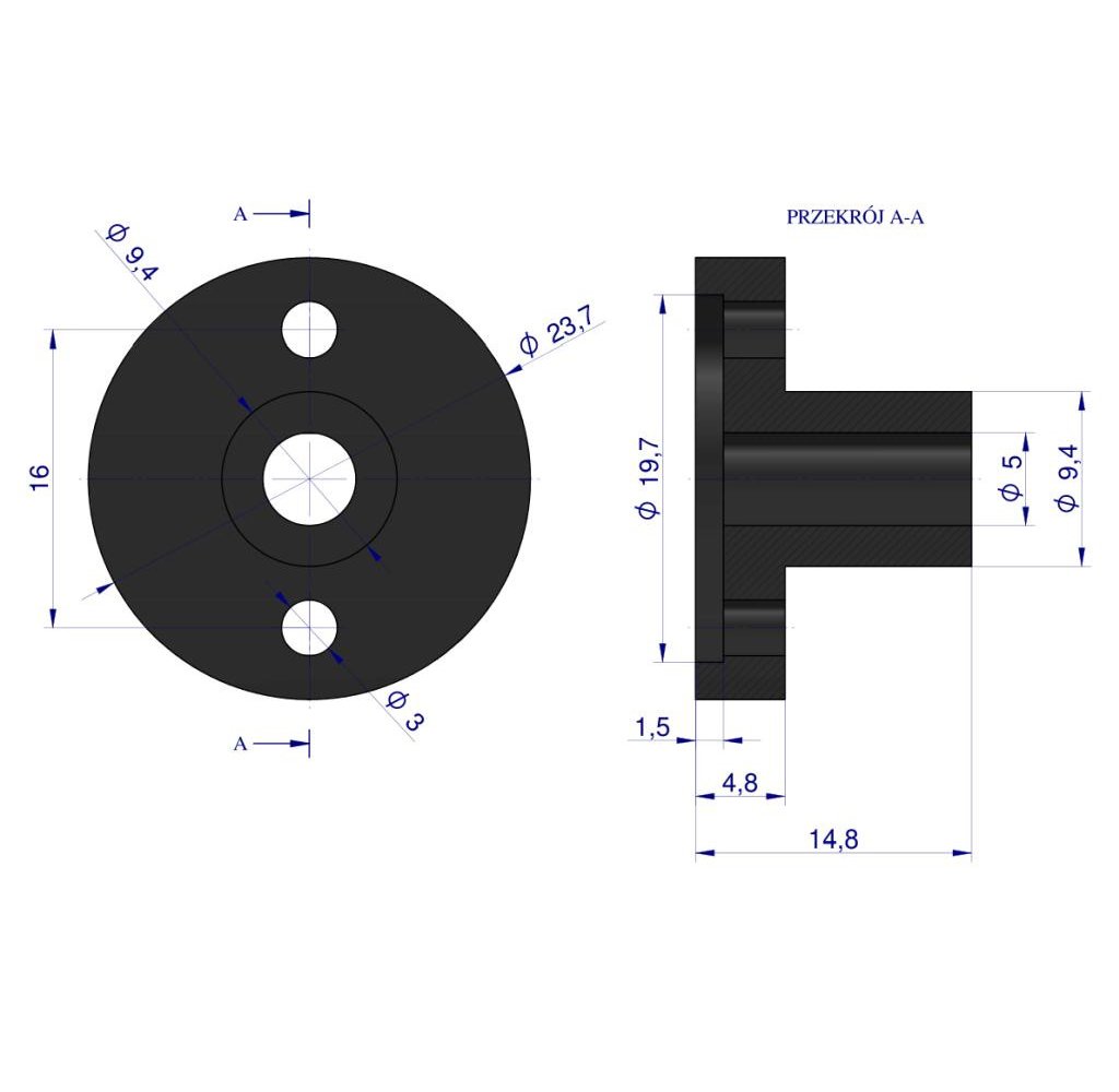 Podkładka plastikowa zaworu poidła RF-20908101 RF-20908106 ROYAL FARM ( sprzedawane po 20 )
