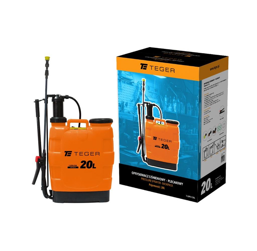 Opryskiwacz ciśnieniowy plecakowy 20L TEGER