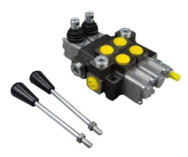 Rozdzielacz hydrauliczny 2-sekcyjny max przepływ 40L Waryński