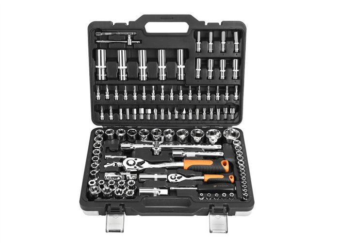 Zestaw kluczy nasadowych 108 szt / TEGER