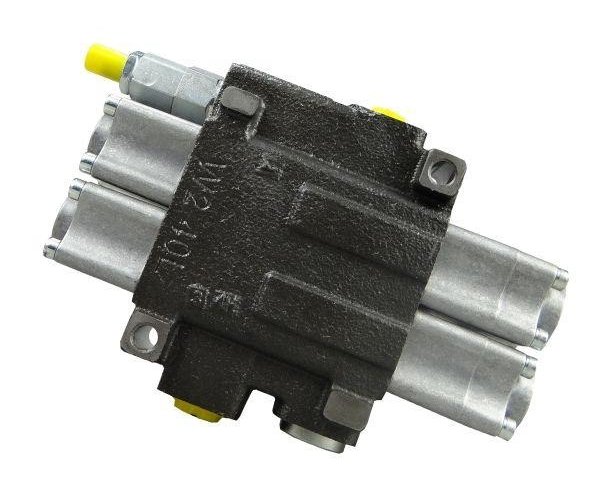 Rozdzielacz hydrauliczny 2-sekcyjny max przepływ 40L Waryński