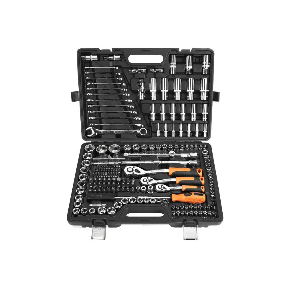 Zestaw kluczy nasadowych 220 szt / TEGER