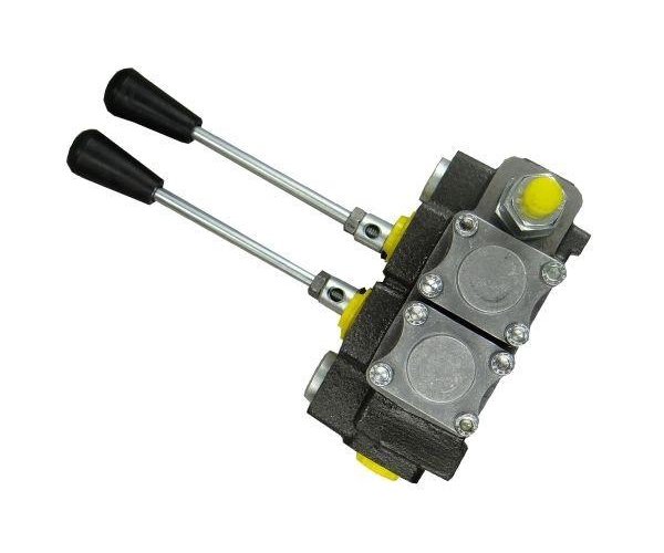 Rozdzielacz hydrauliczny 2-sekcyjny max przepływ 40L Waryński