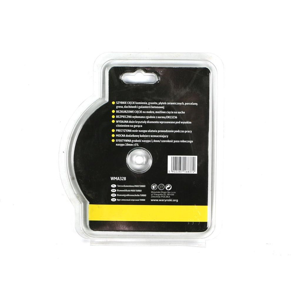 Tarcza diamentowa MAXI 115x22.23 mm Waryński