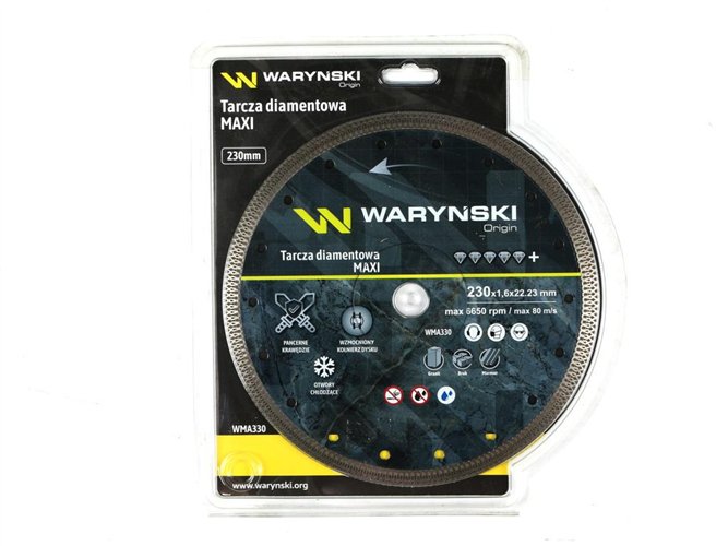 Tarcza diamentowa MAXI 230x22.23 Mm Waryński