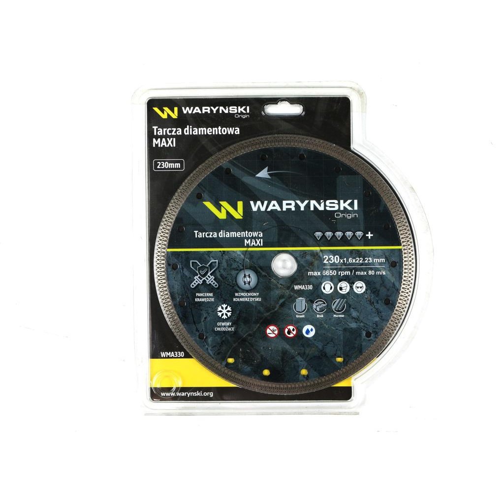 Tarcza diamentowa MAXI 230x22.23 Mm Waryński