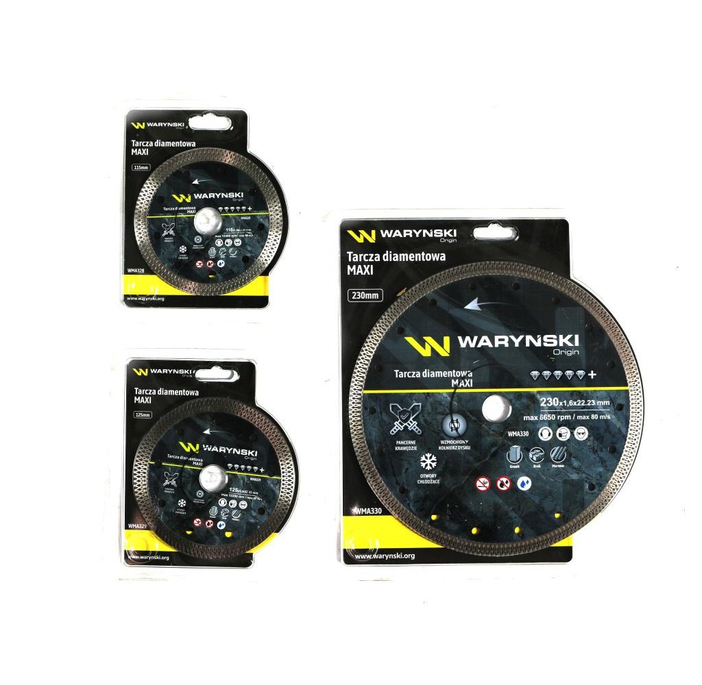 Tarcza diamentowa MAXI 230x22.23 Mm Waryński