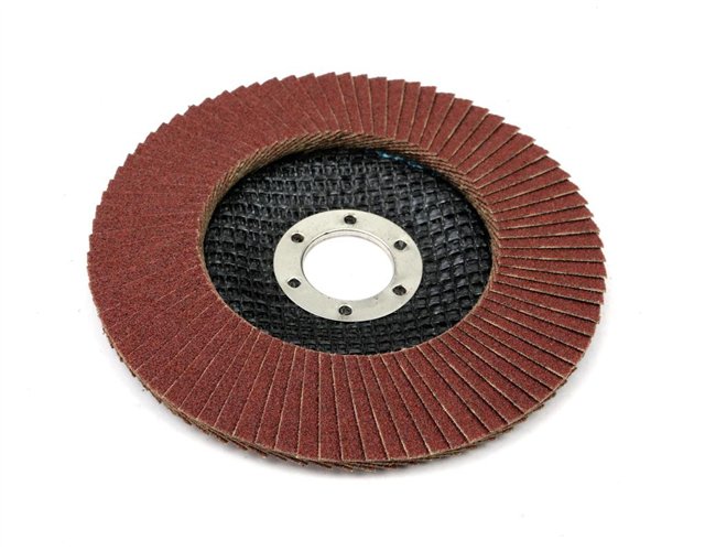 Tarcza do szlifierki 125 mm lamelkowa z elektrokorundem GR80 (sprzedawana po 10 szt.) Waryński