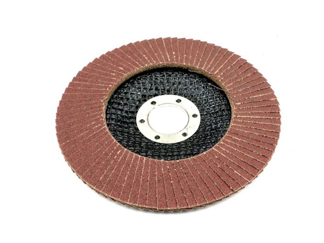 Tarcza do szlifierki 125 mm lamelkowa z elektrokorundem GR120 (sprzedawana po 10 szt.) Waryński