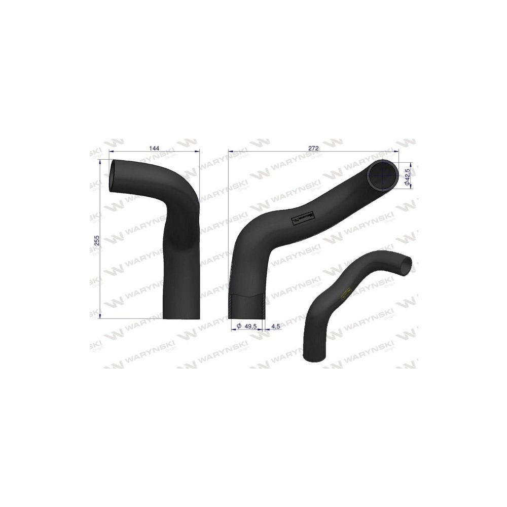 Przewód chłodnicy dolny 520309M91 Waryński