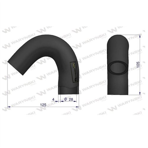 Przewód chłodnicy 747944M91 Waryński