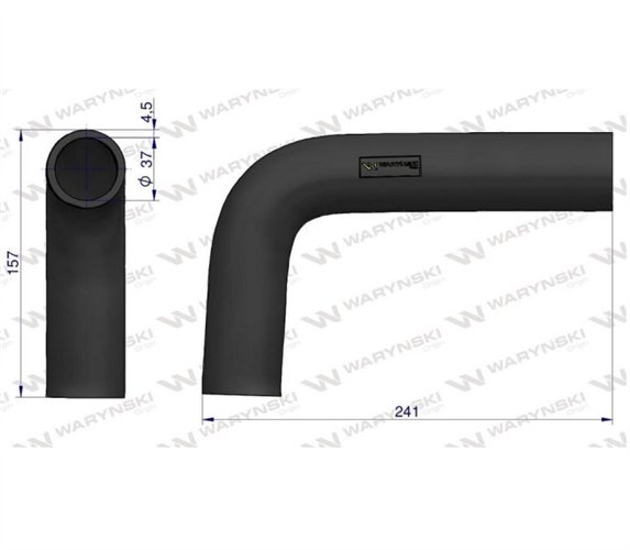 Przewód chłodnicy górny 81862934 Waryński