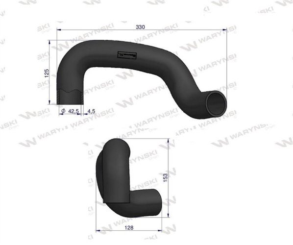 Przewód chłodnicy 81868754 Waryński