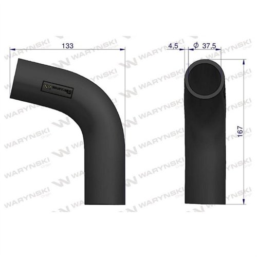 Przewód chłodnicy 83959443 Waryński