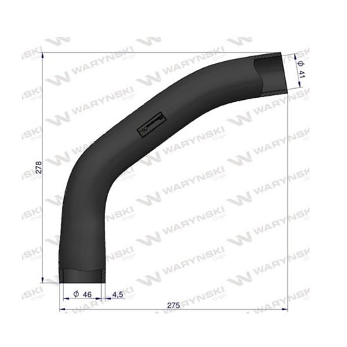 Przewód chłodnicy górny 84496C1 Waryński