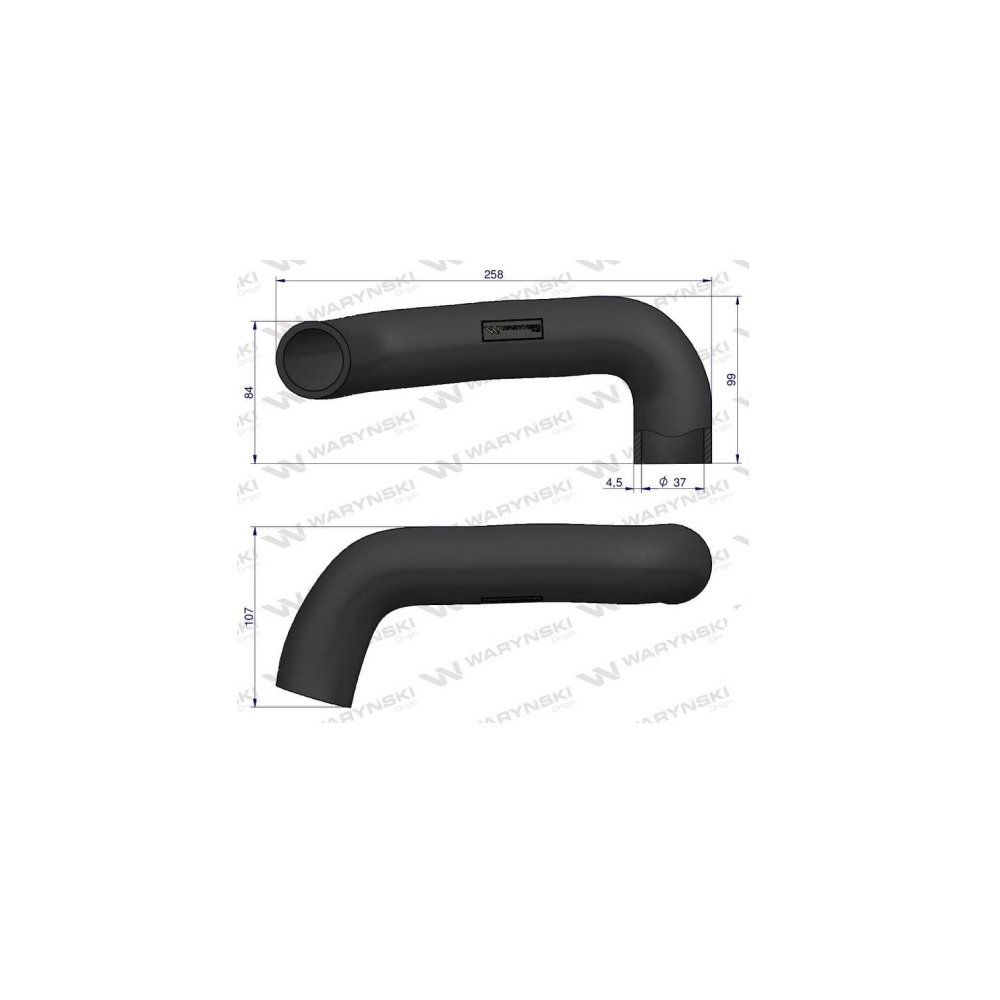 Przewód chłodnicy górny L34920 Waryński