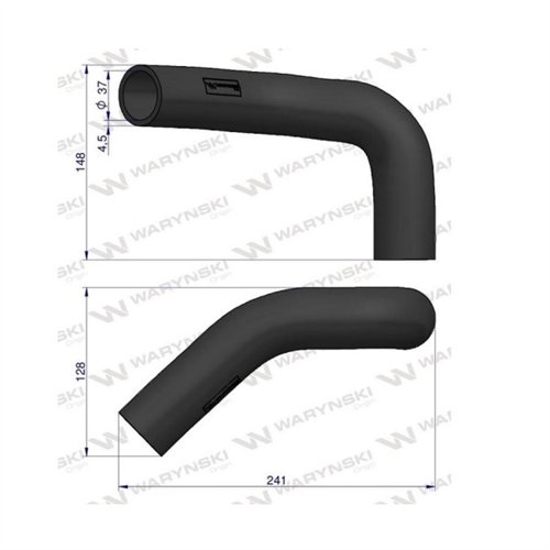 Przewód chłodnicy górny L56296 Waryński