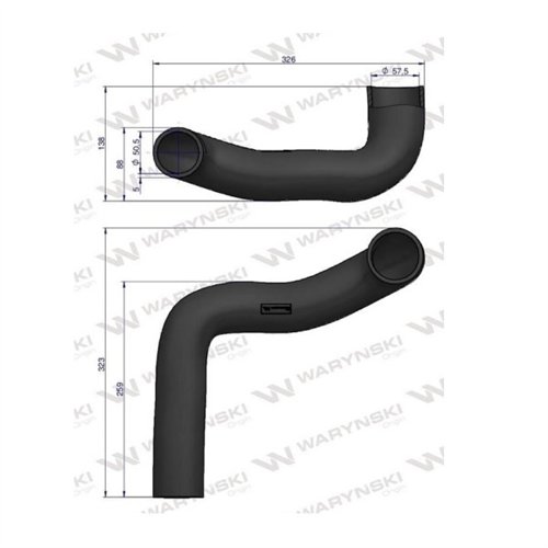 Przewód chłodnicy dolny L56305 Waryński