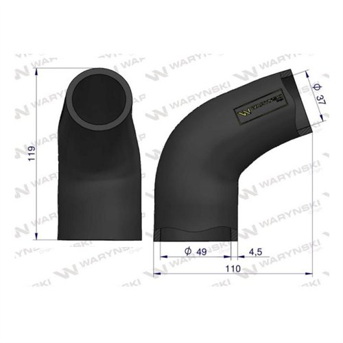 Przewód chłodnicy górny L61990 Waryński